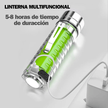 Linterna Táctica ZOOM LED Recargable - FraDa Store