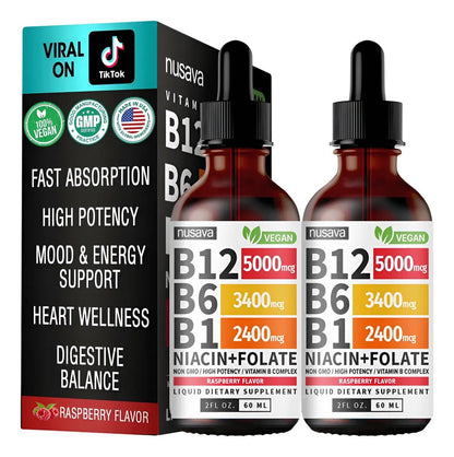 SUPLEMENTO LÍQUIDO DE VITAMINA B12 - FraDa Store