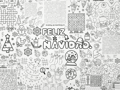 Banner de Navidad para Colorear - FraDa Store