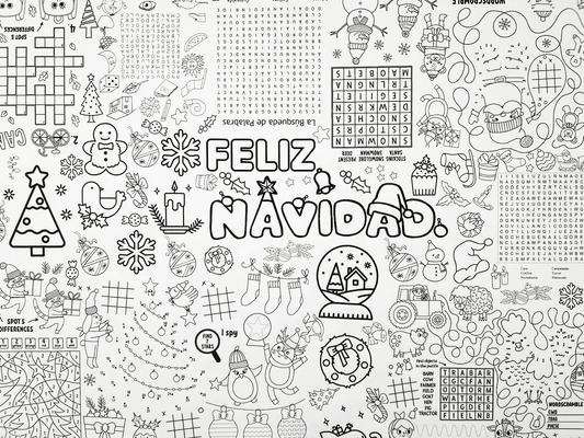 Banner de Navidad para Colorear - FraDa Store