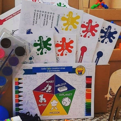 Caja MiCubeta - Incluye 5 Actividades + 1 Libro Digital - FraDa Store