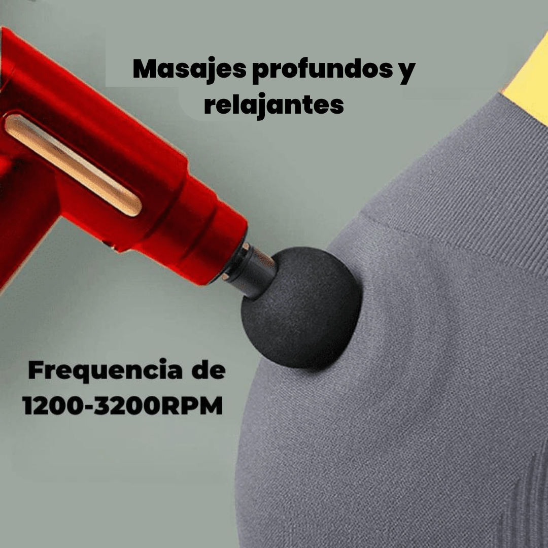 Pistola Masajeadora Muscular Recargable - FraDa Store